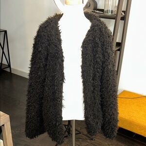 Miss London Black Teddy Jacket